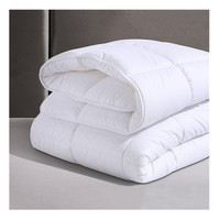 Couette en duvet d'oie de luxe super douce et luxueuse, taille double/grand lit, garnissage en laine, écologique, pour usage domestique, hôtel 5 étoiles