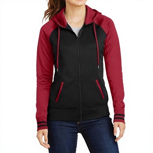Carewear Sports Custom <b>Fleece</b> Women's Winter <b>Hoodie</b>-High Quality Oversized Polyester/Cotton Blend Zipper Front Logo Breathable - Product Image 1