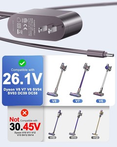 <span class=keywords><strong>Chargeur</strong></span> de remplacement pour aspirateur <span class=keywords><strong>Dyson</strong></span> 26,1 V 0,78 A pour aspirateur sans fil <span class=keywords><strong>Dyson</strong></span> V6 V7 <span class=keywords><strong>V8</strong></span> DC62, voiture, bateau, <span class=keywords><strong>chargeur</strong></span> de <span class=keywords><strong>batterie</strong></span> 26,1 V 0,8 A - Product Image 2