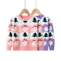 150+ Stile Weihnachtspullover für Kinder Winter Warmer Atmungsaktiver Viskose-Polyester Jacquard-Strick Pullover Langarm Cartoon