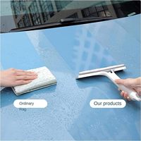 Spatule de nettoyage de vitres haute performance pour intérieur et extérieur, outil 3 en 1