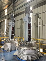Cuve de réaction chimique industrielle de haute qualité en acier inoxydable avec agitateur pour laboratoire et usine