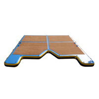 Plateforme flottante gonflable populaire avec moteur