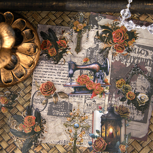 20 autocollants sur le thème du château, style baroque <span class=keywords><strong>gothique</strong></span>, pour scrapbooking, journal d'art, papeterie, collage de cartes, bricolage, scrapbooking artistique - Product Image 2