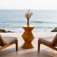 Table d'appoint d'extérieur de haute qualité en gros pour usine, tables d'angle durables pour spa, piscine, hôtel, salon, mobilier d'extérieur