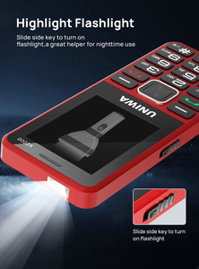 Teléfono Móvil UNIWA V2000 con Botones Grandes, 4G, Pantalla IPS de 2.4 Pulgadas, Altavoz Potente, Teclado <span class=keywords><strong>para</strong></span> Personas Mayores, Botón SOS - Product Image 6