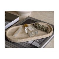 Plateau en marbre naturel travertin beige pierre naturelle pour décoration