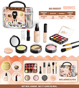 Nouveau Kit de <span class=keywords><strong>Maquillage</strong></span> Réaliste pour Enfants 2026 – Thème Marron – Ensemble Complet de Jouets Réalistes pour Soins de la Peau – Cadeau de Fête pour Filles - Product Image 3
