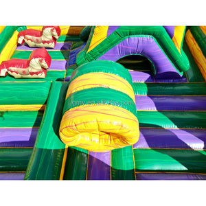 Château gonflable multicolore GMY Inflatables pour enfants et adultes avec toboggan et zone de jeux souple pour tout-petits - Product Image 6