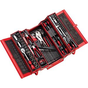 Kit <span class=keywords><strong>de</strong></span> <span class=keywords><strong>herramientas</strong></span> profesional <span class=keywords><strong>de</strong></span> 90 piezas, <span class=keywords><strong>caja</strong></span> <span class=keywords><strong>de</strong></span> <span class=keywords><strong>herramientas</strong></span> en voladizo para almacenar <span class=keywords><strong>herramientas</strong></span> más razonable - Product Image 1