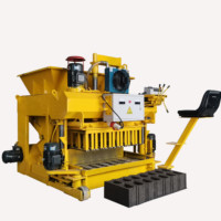Béton hydraulique mobile QMY6-25 de 6,8,9 pouces Machine de fabrication de blocs creux Ventes de machines de ponte à Dubaï, en Éthiopie, en Arabie saoudite