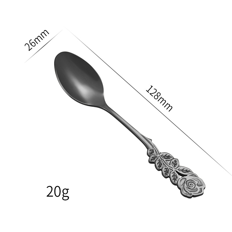 Black spoon