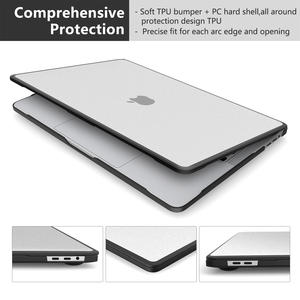 Alta calidad All-Corner <span class=keywords><strong>Edge</strong></span> Soft TPU Frosted Scratch-Resistant PC Funda dura a prueba de golpes <span class=keywords><strong>para</strong></span> <span class=keywords><strong>Macbook</strong></span> Air Pro 13 14 16 Inch Case - Product Image 2