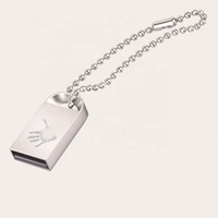 Flash Drive Usb Mini Logam, Pena Drive 2.0/3.0 8Gb 16Gb 32Gb 64Gb Sampel Gratis