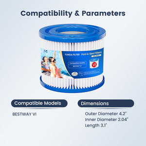 Chất lượng cao thay thế hồ bơi Lọc Spa hồ bơi Lọc nhà máy Giá bể bơi làm sạch - Product Image 2