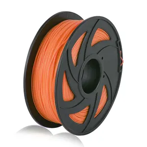 Filament d'impression 3D, matériau PETG Transparent, Orange, 1.75mm, 1KG, 1 rouleau, plastique lisse de haute qualité, vente en gros