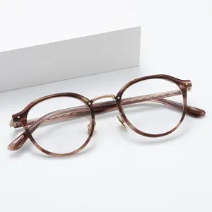 Benyi 하이 퀄리티 안경 사용자 정의 디자이너 광학 안경 티타늄 프레임 패션 안경