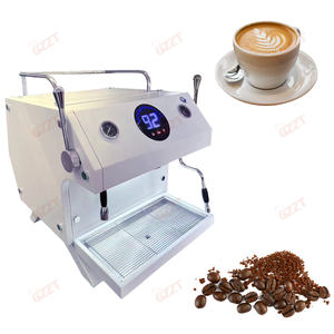 Máquina de café comercial semiautomática eléctrica de café de 3900W, cafetera Espresso de una cabeza, Bomba rotativa importada, calderas dobles 6L + 0.8L - Product Image 1