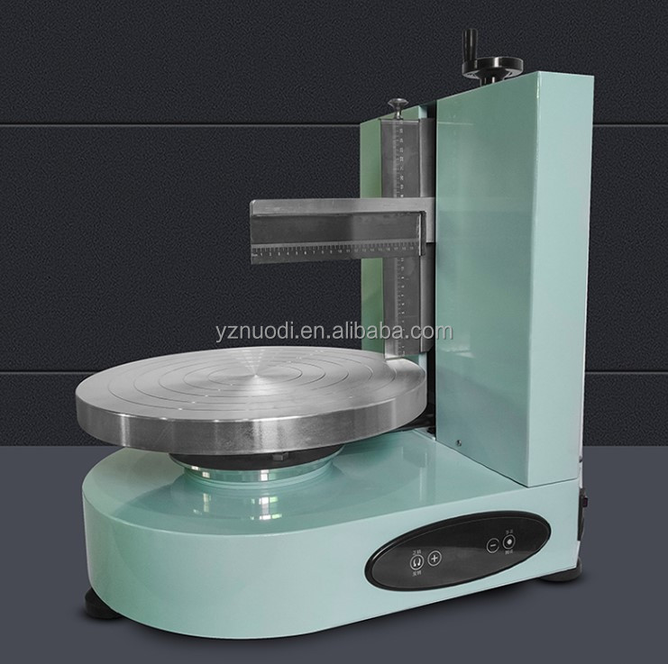 Commercial Automatic Cake Frosting Icing Machine Rotating Turntable for