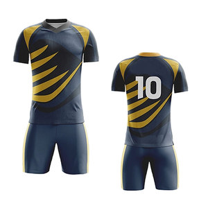 High Quality Customized Breathable Lightweight Short Sleeve <b>Soccer</b> Uniforms High Quality Custom Color <b>Soccer</b> Uniform - Product Image 5