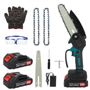 Minimotosierra Inalámbrica OEM al por Mayor de 21V con Motor de Cobre, Batería de 550W, Barra de 6 Pulgadas y Empuñadura Antideslizante - Venta al por Mayor OEM Barata - Product Image 1