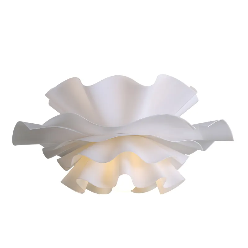 Modern Simple Decorative Dining Table Light Large White Pendant Light Ceiling Chandelier