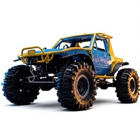 Coche de Carreras D1RC Rainforest, Modelo Eléctrico Todoterreno para Competición RCRFC, con Estructura de Tubo de Aleación de Titanio, Resistente