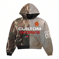 Vente en gros de sweats à capuche personnalisés avec broderie, 100% coton uni, pour impression, vêtements, patchwork, zippés, graphiques, effet délavé, pour hommes