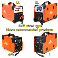 Soudeuse synergique multi-processus 5 en 1 110V 220V Nouvelle avec gaz et flux TIG MMA Cut