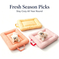Tapis de transport portable pour animaux de compagnie avec poignée, protection de siège de voiture et de canapé pour chats et chiens, vente en gros EM