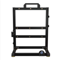 Boîtier PC en aluminium à cadre ouvert tour créative ITX MATX EATX pour jeu de bureau support de châssis d'ordinateur utilisé