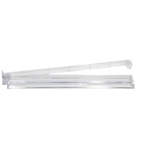 Règle de tri de Mahjong américaine avec tige de poussée, règle transparente de 18 pouces pour tuiles de Mahjong, règle de rangement deux-en-un avec tige de poussée