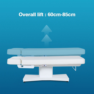 Meja dan Tempat Tidur Pijat Spa Perawatan Kosmetik Bulu Mata yang Dapat Disesuaikan Secara Elektrik dengan 3 <span class=keywords><strong>Motor</strong></span> Mewah dari Kangmei Beauty Salon Furniture untuk Dijual - Product Image 3