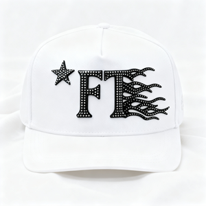 Casquette de baseball à 5 panneaux avec strass, chapeaux personnalisés - Product Image 3