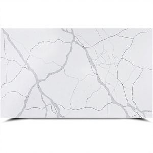 Muestra Gratuita de Losas Grandes de Cuarzo Artificial Vietnamita 100% Blanco Estatuario - Diseño Moderno para Baño, Cocina y Uso Hospitalario - Product Image 1