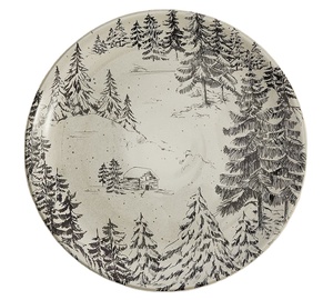 Giáng sinh đồ ăn underglaze Pad in gốm bộ đồ ăn Sứ bữa ăn tối tấm - Product Image 1