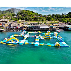 Parc <span class=keywords><strong>aquatique</strong></span> <span class=keywords><strong>aquatique</strong></span> géant commercial <span class=keywords><strong>de</strong></span> mer <span class=keywords><strong>de</strong></span> grand <span class=keywords><strong>jeu</strong></span> pour des parcs aquatiques gonflables d'équipement <span class=keywords><strong>de</strong></span> glissière flottante d'enfant et d'adulte - Product Image 3