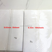 Décorations de gâteau comestibles personnalisées en papier gaufré A4, 100 feuilles, 0,35 mm, fournitures pour la pâtisserie, papier gaufré comestible
