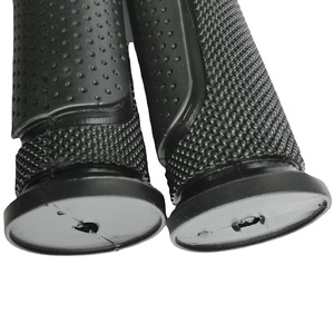 Poignées de guidon de vélo 13 cm 22,2 mm en PVC noir antidérapantes pour VTT - Product Image 3