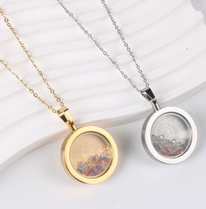 Nuestra Señora <span class=keywords><strong>Virgen</strong></span> <span class=keywords><strong>Guadalupe</strong></span> 18K Chapado en oro <span class=keywords><strong>de</strong></span> acero inoxidable Espíritu <span class=keywords><strong>Santo</strong></span> Medalla milagrosa Collar - Product Image 4