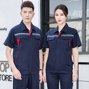 2022 vente chaude populaire nouvelle conception Logo personnalisé combinaison sécurité uniforme d'entreprise vêtements de travail vêtements de travail - Product Image 2