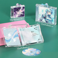 Porte-clés personnalisé en vinyle SUNSHING, breloques NFC pour étui de CD, mini CD DIY avec couverture d'album Kpop, cadeau pour les fans de musique