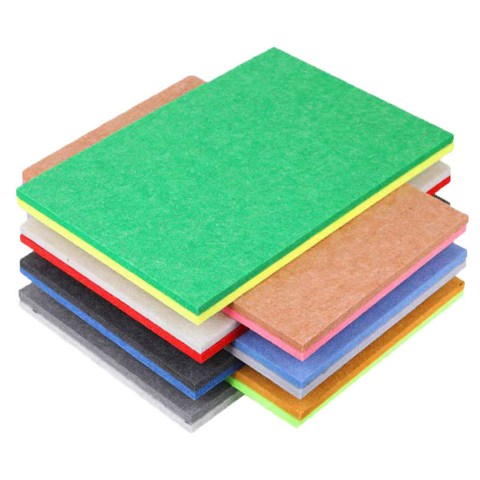Standard Size Large Custom Design Cost-Effective Self-Adhesive Polyester Fiber Standing Acoustic Panel for Multiple Scenarios
