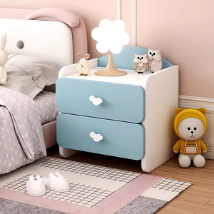 Детская прикроватная тумбочка, современная, практичная, с местом для хранения, высококачественная мебель для детской спальни. - Product Image 2