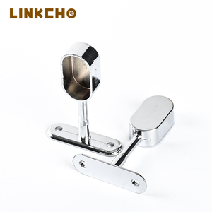 Nouveau design LINKCHO <span class=keywords><strong>tringle</strong></span> à vêtements de placard suspendue chromée avec supports de tube de lumière LED pour armoires et armoires - Product Image 6