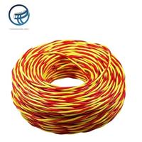 2022 nouveaux produits câble de commande d'alarme incendie blindé paire torsadée flexible à 2 cœurs avec isolation en PVC tailles 1.5mm et 2.5mm