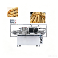 Machine à gaufres automatique pour cornets de crème glacée, multi-moules, design rotatif carrousel, facile à utiliser, en acier inoxydable 304