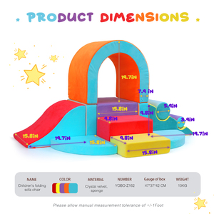 Bloques de Espuma para Escalar, 12 Piezas, Cómodos, para Niños Pequeños, Bloques de Construcción de Espuma Suave - Product Image 3