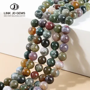 Sıcak satış doğal hint akik boncuk oniks taş gevşek taş boncuk takı yapımı için Diy takı aksesuarları - Product Image 1