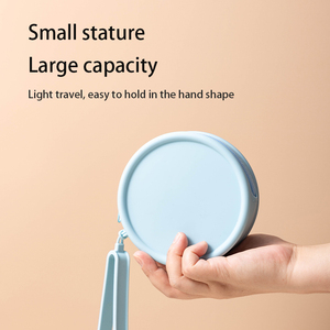 Silicone du lịch <span class=keywords><strong>Make</strong></span> Up Túi trang điểm Túi mỹ phẩm Organizer Hồng Túi trang điểm <span class=keywords><strong>Pouch</strong></span> - Product Image 5